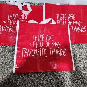 NWT "Favorite Things" reusable bags set of 3